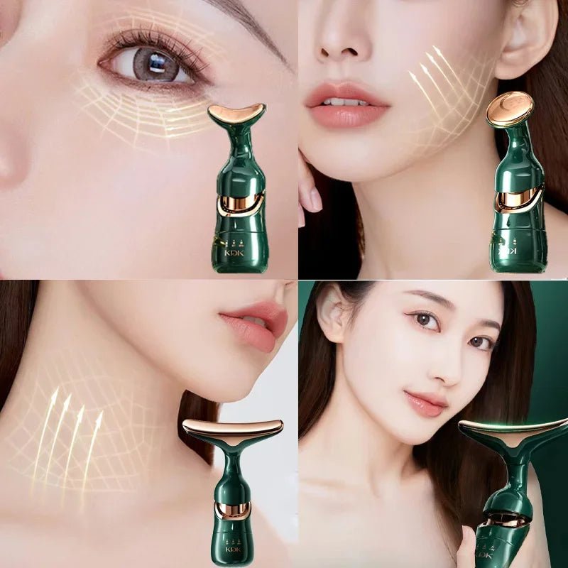 3 - in - 1 Facial & Neck Lifting Device | Reduce Puffiness, Wrinkles & Fine Lines - Ruman Traders