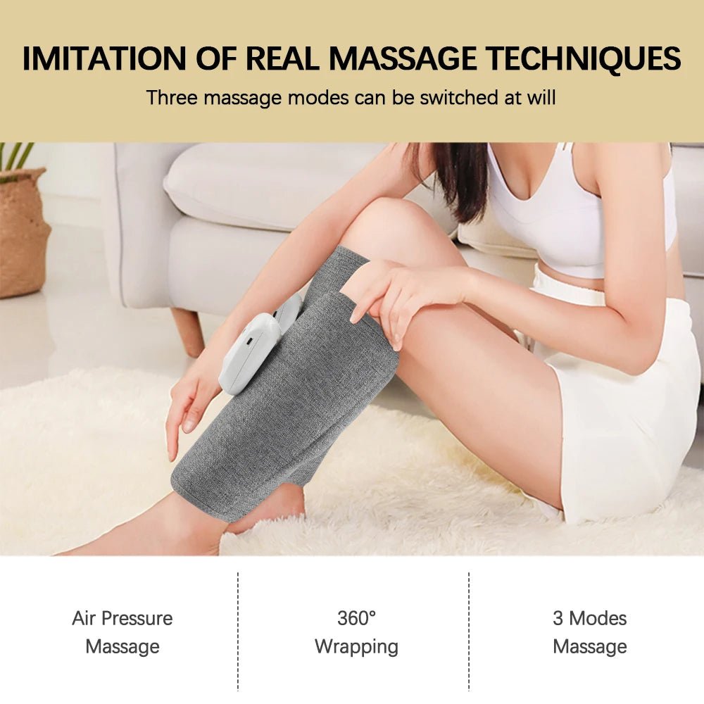 360Β° Air Pressure Calf Massager | Relieve Fatigue, Boost Blood Flow & Relax Muscles - Ruman Traders