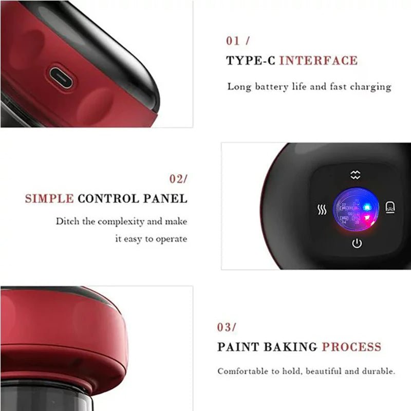 Vacuum Cupping Massager – Electric Heating, Suction & Gua Sha Therapy for Pain & Fatigue Relief - Ruman Traders