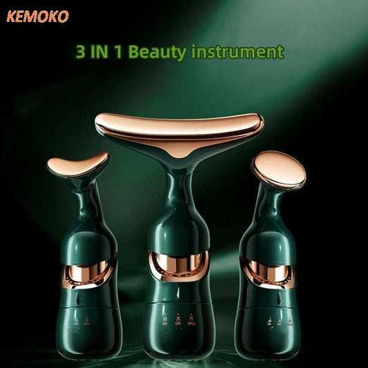 3 - in - 1 Facial & Neck Lifting Device | Reduce Puffiness, Wrinkles & Fine Lines - Ruman Traders