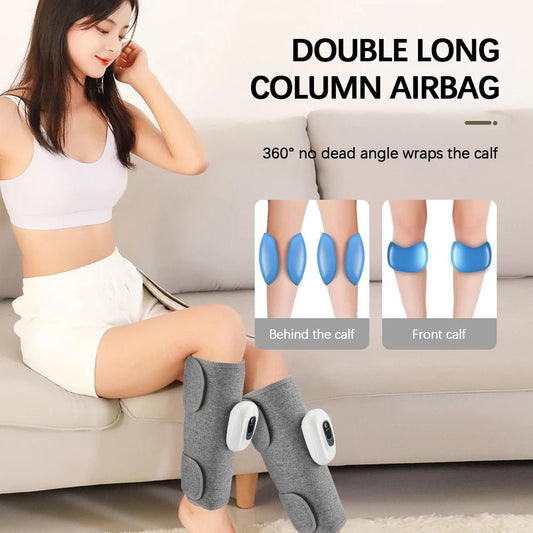 360° Air Pressure Calf Massager | Relieve Fatigue, Boost Blood Flow & Relax Muscles - Ruman Traders