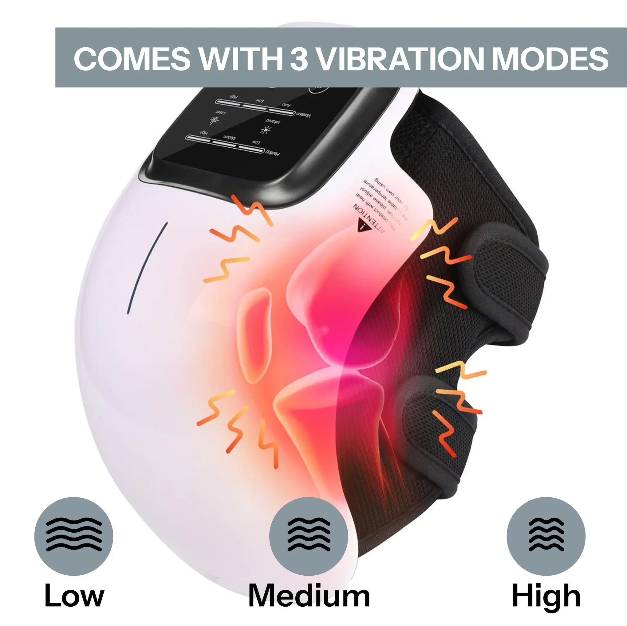 Cordless Smart Knee Massager – Vibration Therapy for Joint Pain Relief ( With 1 Year Warranty)