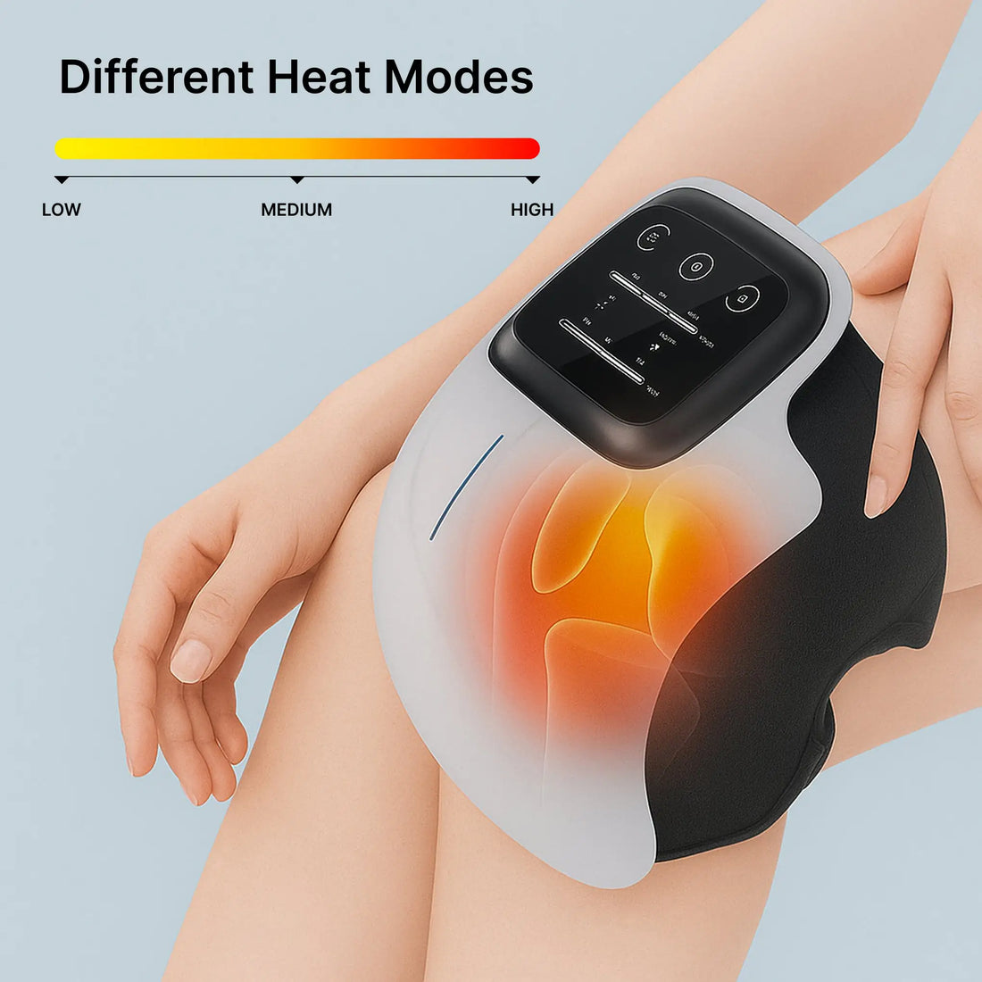 Cordless Smart Knee Massager – Vibration Therapy for Joint Pain Relief ( With 1 Year Warranty)