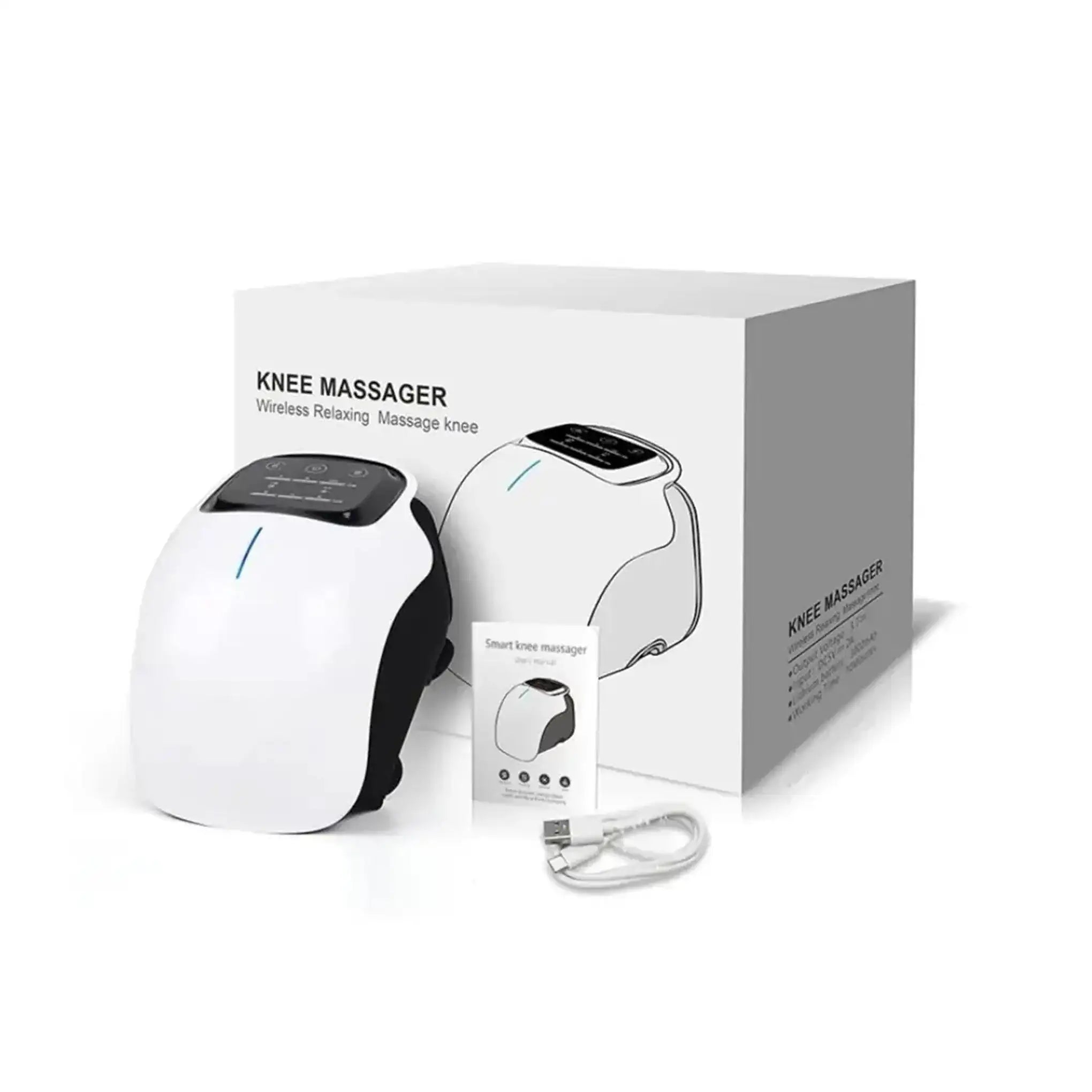 Cordless Smart Knee Massager – Vibration Therapy for Joint Pain Relief ( With 1 Year Warranty)