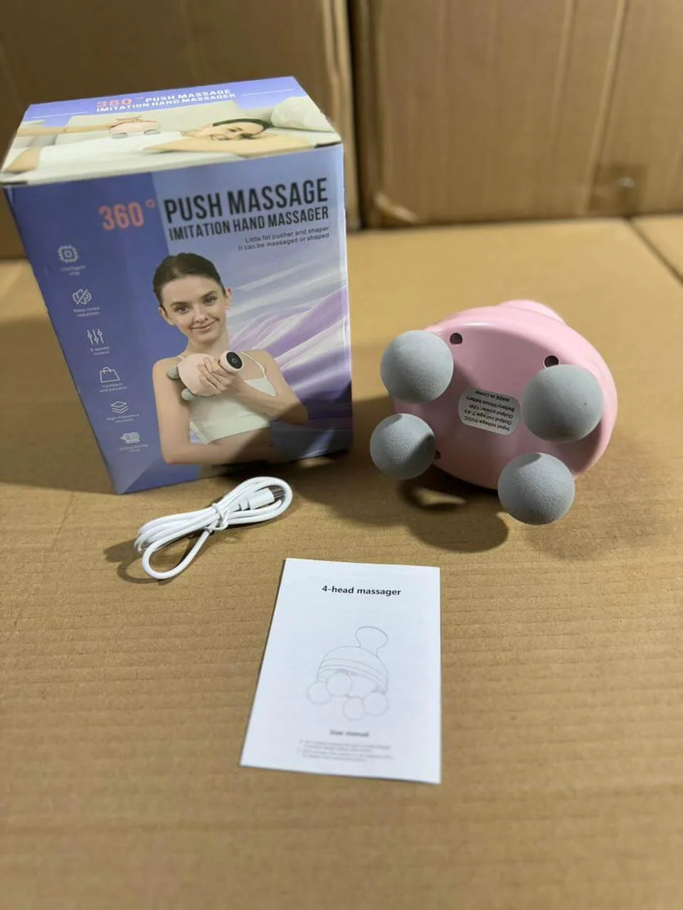 Multi-Head Deep Tissue Massager | Loosen Tight Muscles & Boost Recovery (original quaity)