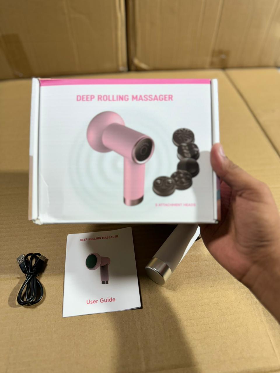 Deep Rolling Body Massager | Slimming & Relaxation for Tummy, Legs & Hips