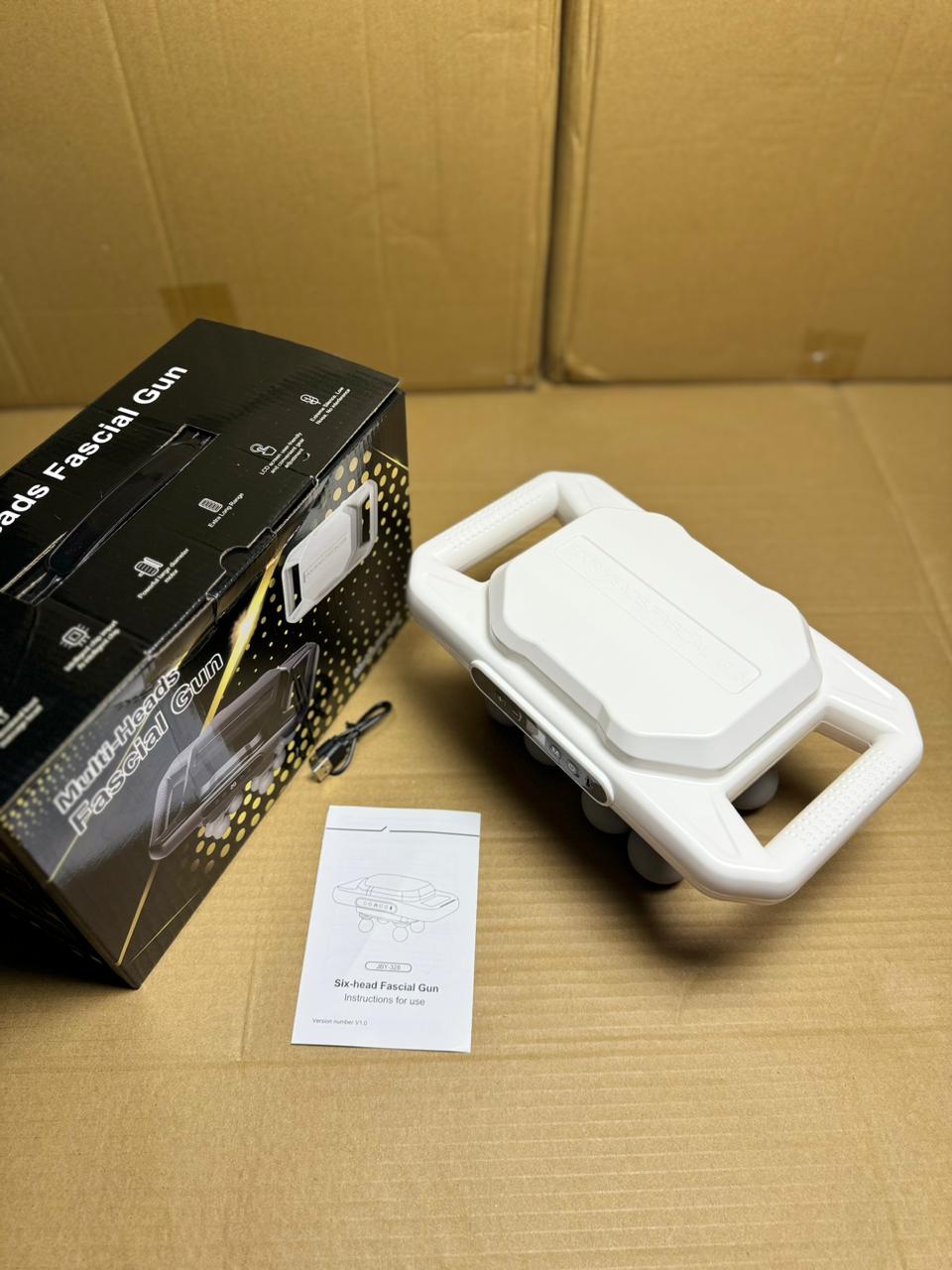 8-Head Magnetic Levitation Fascia Gun | Deep Tissue Muscle Massager for Pain Relief & Relaxation