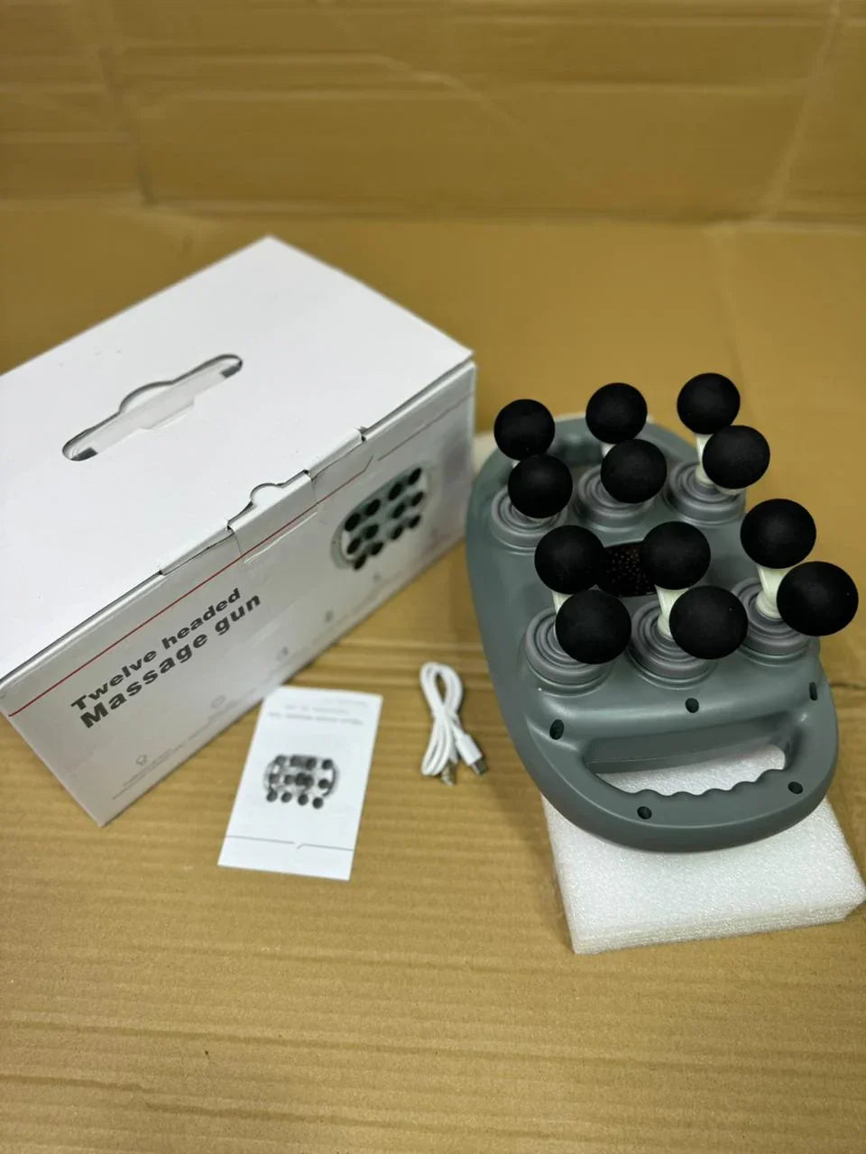 Multi-Head Deep Tissue Massager | Loosen Tight Muscles & Boost Recovery (original quaity)