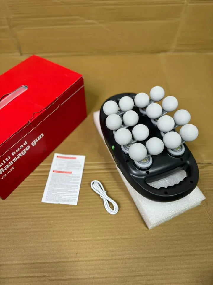 Multi-Head Deep Tissue Massager | Loosen Tight Muscles & Boost Recovery (original quaity)