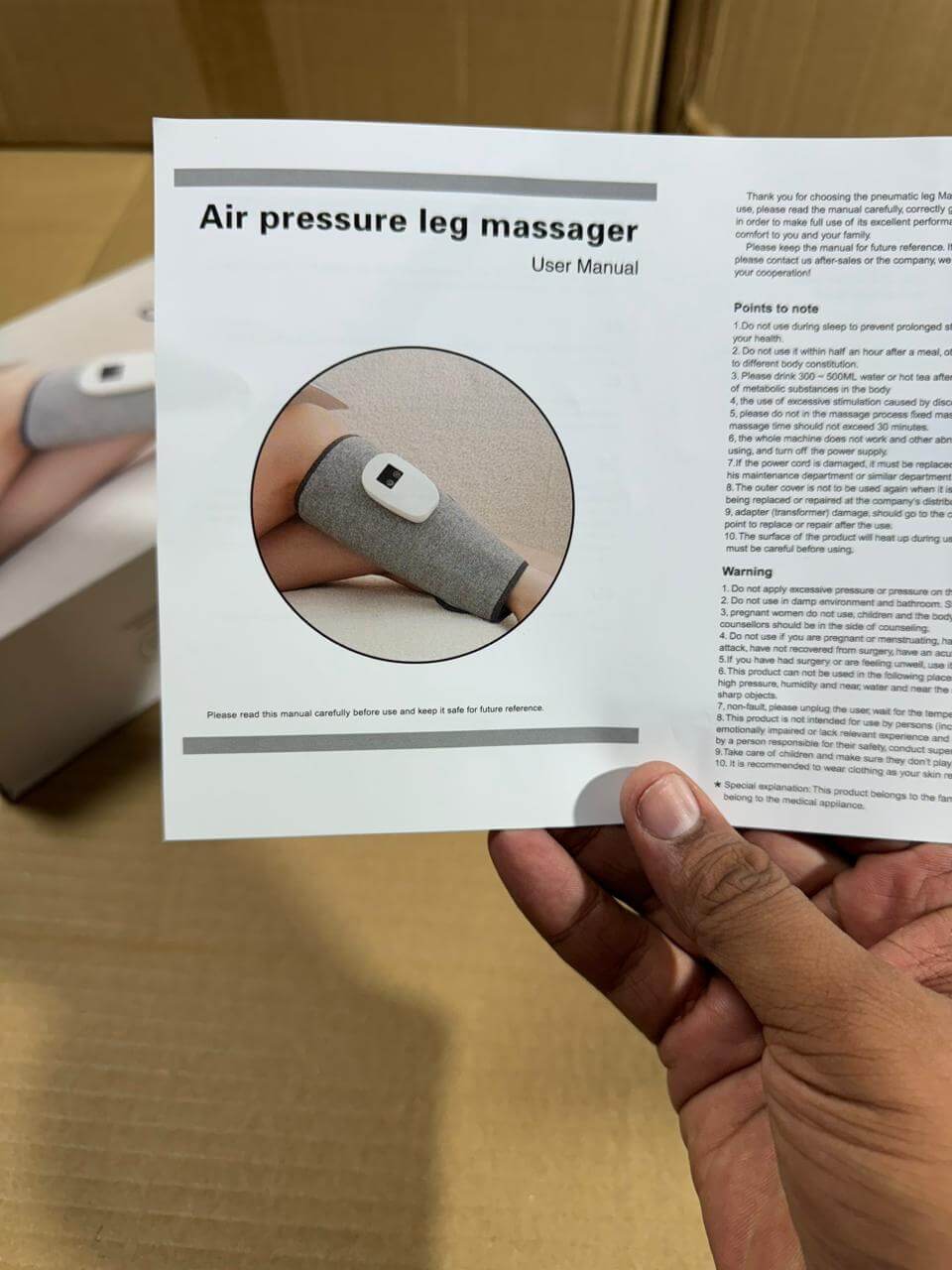 Leg Massager with Heat – Relief for Tired & Sore Legs