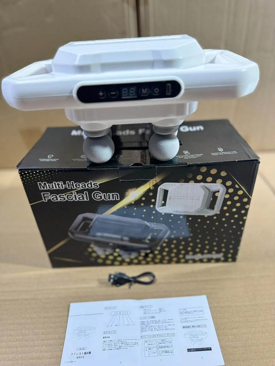 Multi-Head Deep Tissue Massager | Loosen Tight Muscles & Boost Recovery