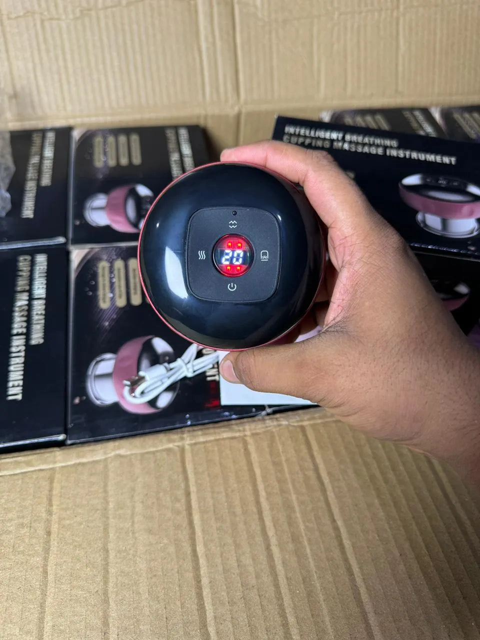 Electric Cupping Massager with Infrared Therapy – Pain Relief & Muscle Recovery