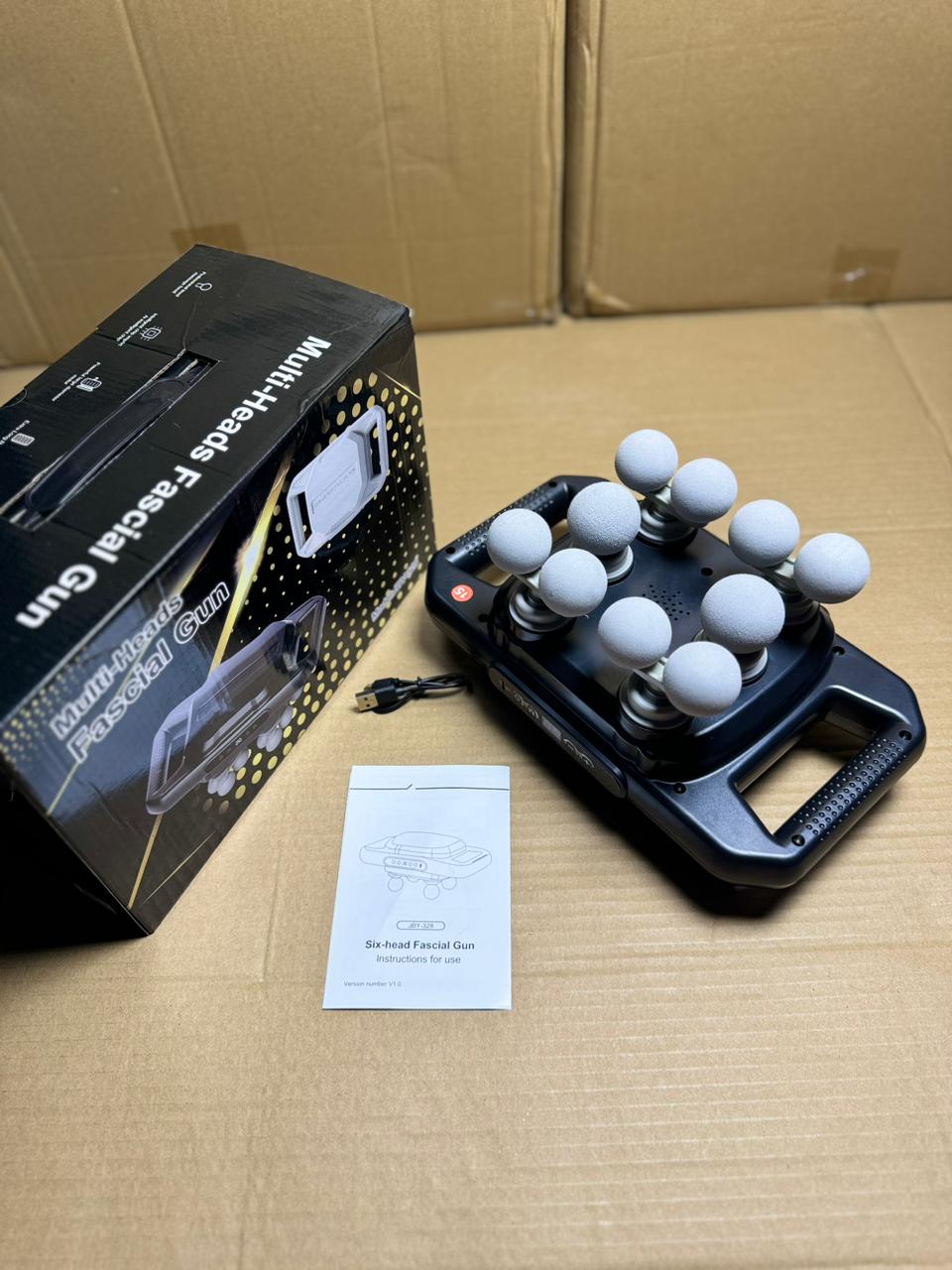 10-Head Professional Massage Gun – Deep Tissue Percussion Massager for Pain & Muscle Recovery