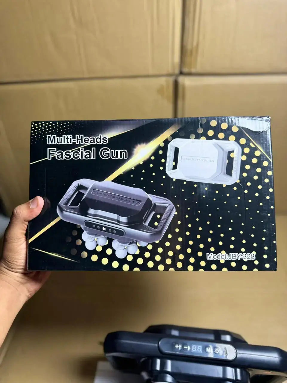10-Head Professional Massage Gun – Deep Tissue Percussion Massager for Pain & Muscle Recovery