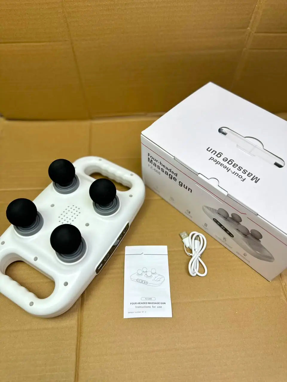 Multi-Head Deep Tissue Massager | Loosen Tight Muscles & Boost Recovery (original quaity)