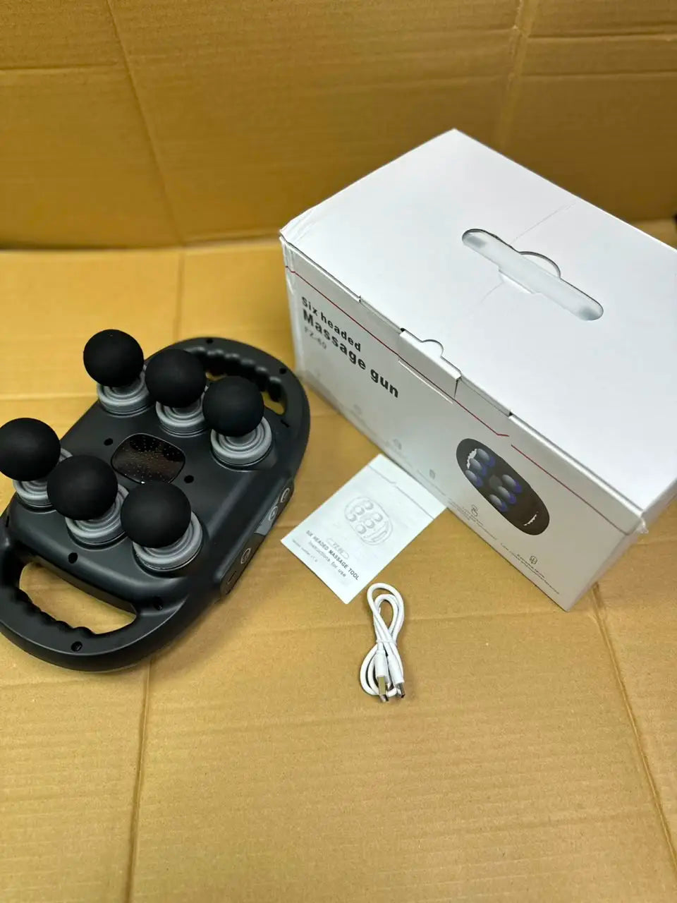 Multi-Head Deep Tissue Massager | Loosen Tight Muscles & Boost Recovery (original quaity)