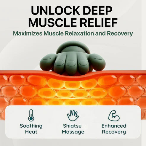 Wireless 4D Shiatsu Neck & Back Massager with Heat Therapy With 6month warranty