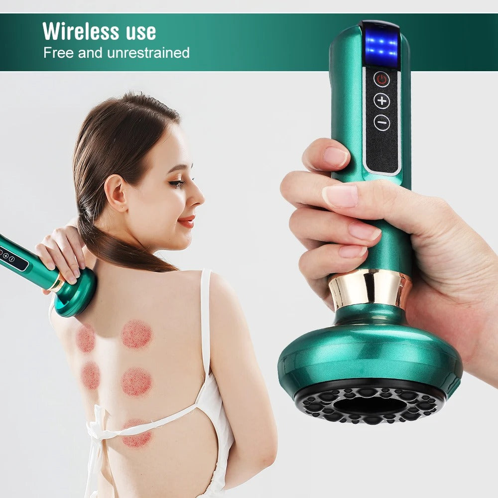 Electric Cupping Massager with Vacuum & Guasha