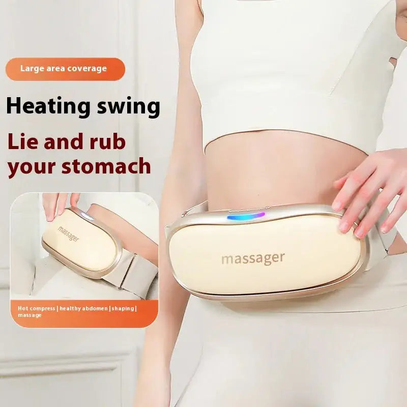 Heated Waist Massager Belt – Rechargeable Slimming Belt for Fat Burn, Pain Relief & Toning