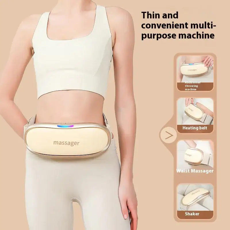 Heated Waist Massager Belt – Rechargeable Slimming Belt for Fat Burn, Pain Relief & Toning