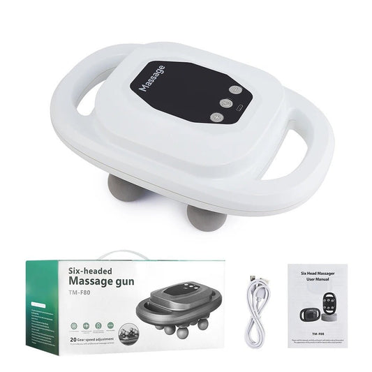 Multi - Head Deep Tissue Massager | Loosen Tight Muscles & Boost Recovery - Ruman Traders