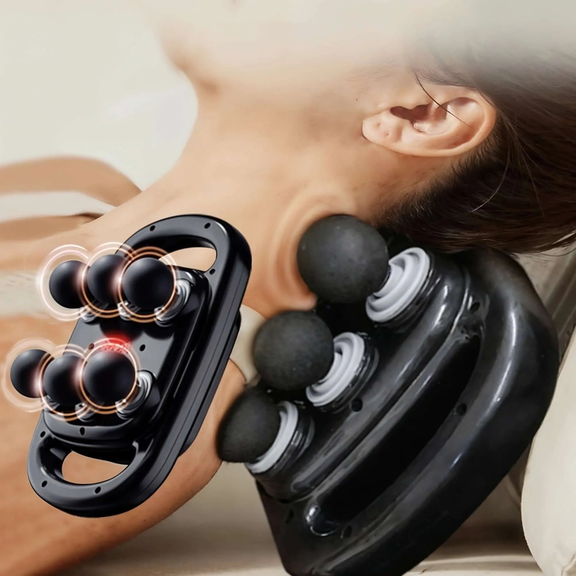 Multi - Head Deep Tissue Massager | Loosen Tight Muscles & Boost Recovery - Ruman Traders