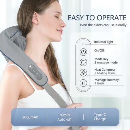 Neck & Shoulder Massager by Ruman Traders | Relax Neck, Shoulder & Back Muscles - Ruman Traders