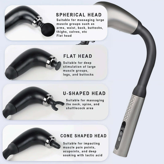 Portable Massage Gun | Relieve Deep Tissue Pain & Muscle Stress - Ruman Traders